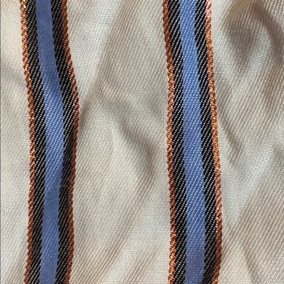 Copper Key striped button down short sleeve top - Picture 9 of 9